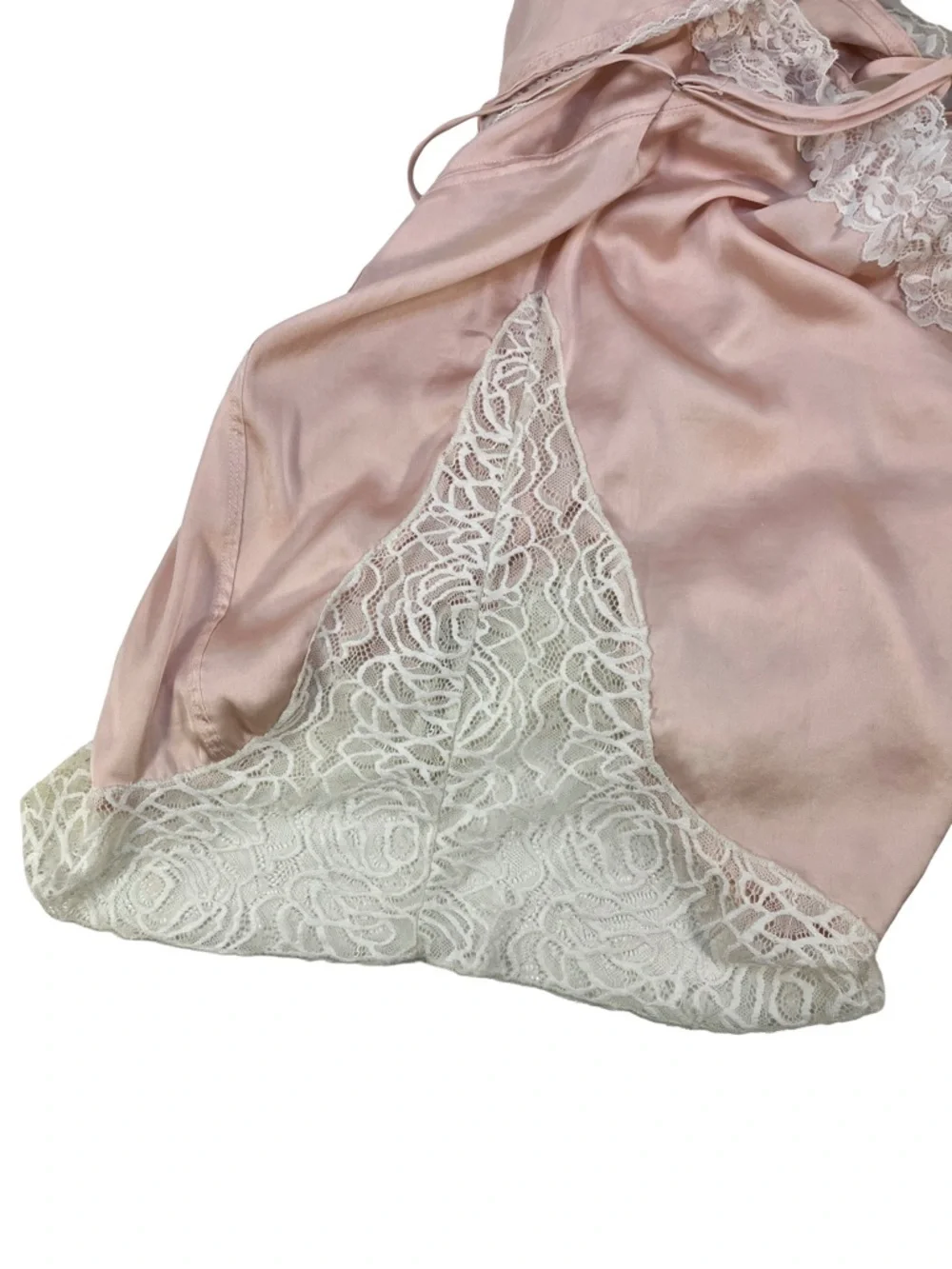 Free People Intimately Aries Rising Mini Slip Lace Blush Pink Cream, small